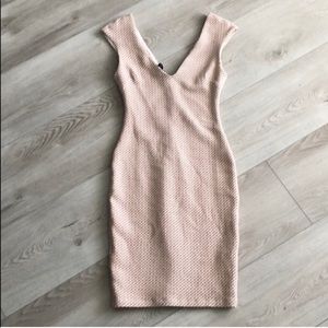 Bebe Textured Sheath Dress